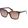 Image de Guess Femme Guess GU7865 52H Lunettes de soleil Injecté Havane Marron Carré Polarisé Ombré