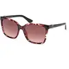 Image de Guess Femme Guess GU7865 55T Lunettes de soleil Injecté Havane Bordeaux Carré Normale Ombré