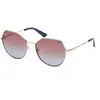 Image de Guess Femme Guess GU7867 28F Lunettes de soleil Métal Or Marron Géométrique Normale Ombré