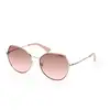 Image de Guess Femme Guess GU7867 32F Lunettes de soleil Métal Or Marron Géométrique Normale Ombré