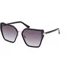 Image de Guess Femme Guess GU7871 01B Lunettes de soleil Injecté Noir Gris Papillon Normale Ombré