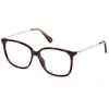 Image de MAX&Co Femme MAX&Co MO5104 052 Montures optiques Injecté Havane Carré Normale