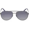 Image de Lunettes de soleil pour homme Timberland TB9317 SHINY DARK RUTHENIUM 61/15/140