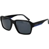 Image de Timberland TB9343 01D shiny black 57/18/145 Lunettes de soleil hommes