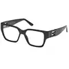 Image de Guess Unisex Guess GU2987 001 Montures optiques Injecté Noir Carré Normale
