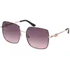 Image de Guess Femme Guess GU7906-H 05B Lunettes de soleil Métal Noir Fumée Carré Normale Ombré