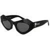 Image de Lunettes de soleil pour femme Pucci EP0214, noir brillant, 50/23/140