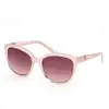 Image de Guess Femme Guess GU7877 74T Lunettes de soleil Injecté Rose Bordeaux Ronde Normale Ombré