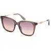Image de Guess Femme Guess GU7886 59Z Lunettes de soleil Injecté Beige Violet Carré Normale Ombré