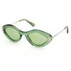 Image de Emilio Pucci Femme Emilio Pucci EP0223 93N Lunettes de soleil Acétate Vert Vert Géométrique Normale