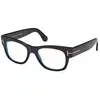 Image de TOM FORD Homme TOM FORD FT5040-B 001 Montures optiques Acétate Noir Carré Normale