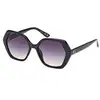 Image de Guess Femme Guess GU8292 01B Lunettes de soleil Injecté Noir Fumée Géométrique Normale Ombré