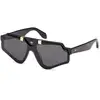 Image de Adidas Unisex Adidas OR0113 01A Lunettes de soleil Acétate Noir Fumée Géométrique Normale