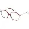 Image de TOM FORD Femme TOM FORD FT5952-B 069 Montures optiques Acétate Bordeaux Géométrique Normale