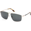 Image de Lunettes de soleil BMW BW0055-H, couleur dorée, pour homme, dorées, taille unique