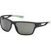 Image de Timberland Homme Timberland TB00001 02R Lunettes de soleil Injecté Noir Vert Carré Polarisé