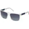 Image de Timberland Homme Timberland TB00005 26D Lunettes de soleil Injecté Transparent Fumée Carré Polarisé