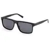 Image de Timberland Homme Timberland TB00006 02D Lunettes de soleil Injecté Noir Fumée Carré Polarisé