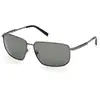 Image de Timberland Homme Timberland TB00010 07R Lunettes de soleil Métal Gris Vert Carré Polarisé