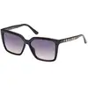 Image de Guess Femme Guess GU00099 01B Lunettes de soleil Injecté Noir Fumée Carré Normale Ombré