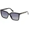Image de Guess Femme Guess GU00099 01D Lunettes de soleil Injecté Noir Fumée Carré Polarisé Ombré