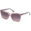 Image de Guess Femme Guess GU00099 20B Lunettes de soleil Injecté Gris Fumée Carré Normale Ombré