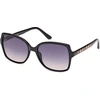 Image de Lunettes de soleil Guess GU00100 Shiny black 55/17/140 pour femme