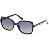 Image de Guess Femme Guess GU00100 01D Lunettes de soleil Injecté Noir Fumée Carré Polarisé Ombré