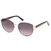 Image de Guess Femme Guess GU00101 05B Lunettes de soleil Métal Noir Fumée Ronde Normale