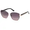 Image de Guess Femme Guess GU00102 05B Lunettes de soleil Métal Noir Fumée Géométrique Normale