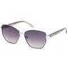 Image de Guess Femme Guess GU00102 20B Lunettes de soleil Métal Gris Fumée Géométrique Normale