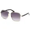 Image de Guess Femme Guess GU00107 05B Lunettes de soleil Métal Noir Fumée Carré Normale Ombré