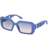 Image de Guess GU00110 91W matte blue 54/19/130 Lunettes de soleil pour femmes