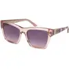 Image de Guess Femme Guess GU00113 57Z Lunettes de soleil Acétate Beige Violet Carré Normale Ombré