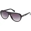 Image de Guess Homme Guess GU00125 02B Lunettes de soleil Injecté Noir Fumée Pilote Normale