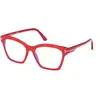 Image de TOM FORD Femme TOM FORD FT5965-B 075 Montures optiques Acétate Fuchsia Carré Normale