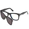 Image de TOM FORD Homme TOM FORD FT5970-B 001 Montures optiques Acétate Noir Carré Normale