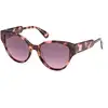 Image de MAX&Co Femme MAX&Co MO0095 55B Lunettes de soleil Acétate Havane Fumée Ronde Normale