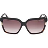 Image de Guess Marciano Gm00009 Lunettes de soleil pour femmes Noir Dégradé Smoke Homme Noir Dégradé Smoke
