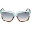 Image de Guess Marciano Gm00009 Lunettes de soleil pour femmes Vert Dégradé Bleu Homme Vert Dégradé Bleu