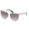 Image de Guess Femme Guess GU00132 05C Lunettes de soleil Métal Noir Fumée Cat Eye Normale