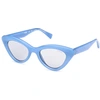 Image de Guess GU00137 84A shiny light blue 50/20/145 Lunettes de soleil unies