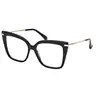 Image de Max Mara Femme Max Mara MM5144 001 Montures optiques Acétate Noir Papillon Normale