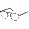 Image de TOM FORD Homme TOM FORD FT5982-B 090 Montures optiques Injecté Bleu Pilote Normale