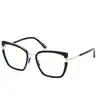 Image de TOM FORD Femme TOM FORD FT5984-B 001 Montures optiques Injecté Noir Papillon Normale