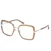 Image de TOM FORD Femme TOM FORD FT5985-B 045 Montures optiques Injecté Marron Carré Normale