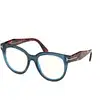Image de TOM FORD Femme TOM FORD FT5987-B 092 Montures optiques Acétate Bleu Papillon Normale