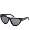 Image de Guess Femme Guess GU00152 01A Lunettes de soleil Injecté Noir Fumée Cat Eye Normale