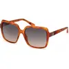 Image de Guess GU00157 Blonde havana 57/15/135 Lunettes de soleil pour femmes