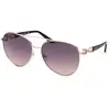 Image de Guess Femme Guess GU00158 28B Lunettes de soleil Métal Or Fumée Pilote Normale